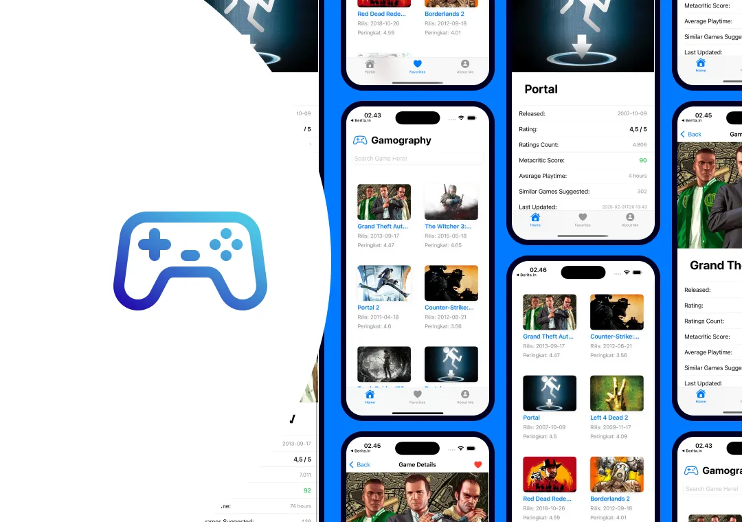 Gamography (SwiftUI)